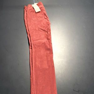 Rich autumn color, corduroy pants
